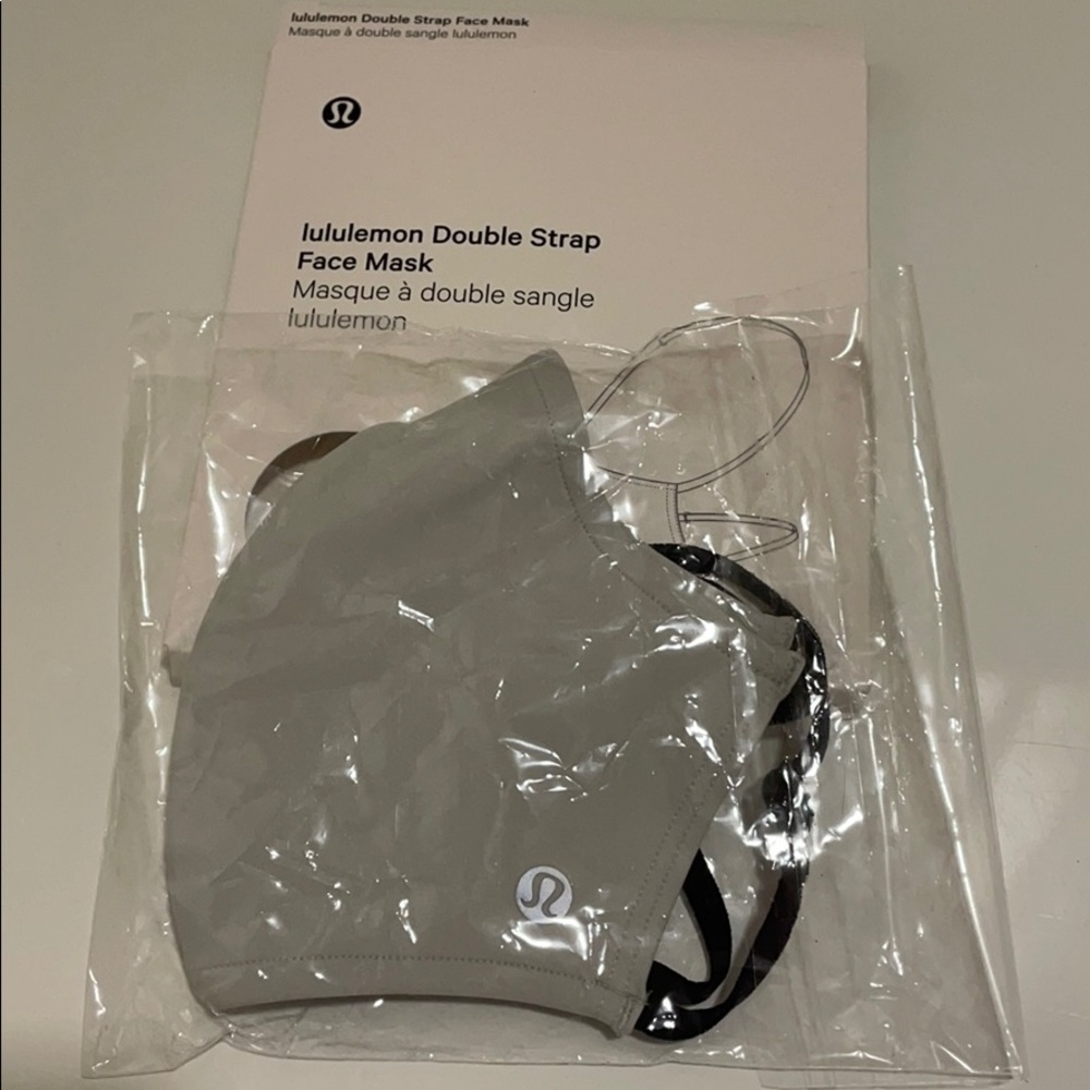 Lululemon Gray Mask—NWT